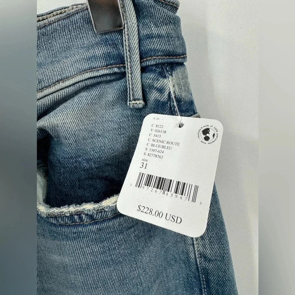 NWT MOTHER The hustle ankle scenic route womens jeans size 31 - Picture 5 of 9